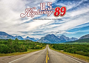 US Highway 89 Montana