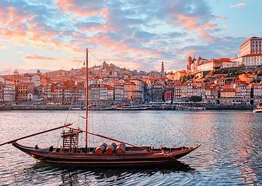 Sunset In Porto