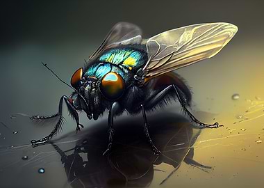 Flies insect