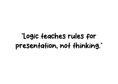 Logic quotes