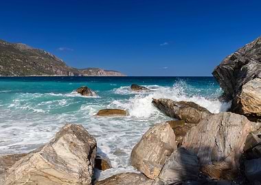 Greece, beach, Island, Sea