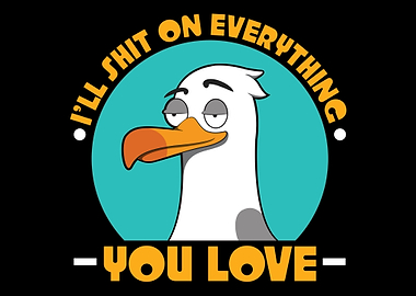 Funny Gull Seagull Design