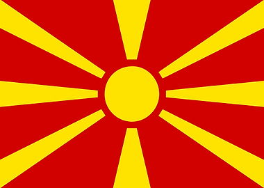 Republic of Macedonia Flag