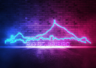 Skyline line Rio de janeir