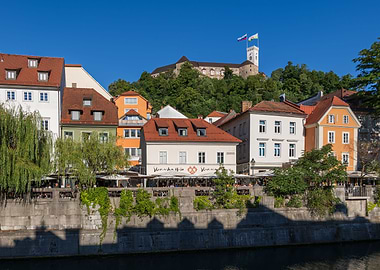 Old Town In Ljubljana City