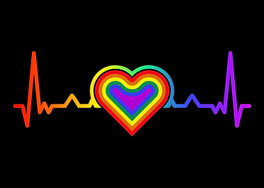 Rainbow Heart LGBTQ