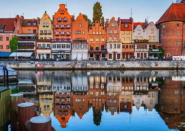Gdansk Old Town In Poland