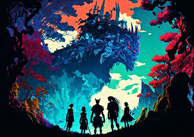 A group of fantasy heroes