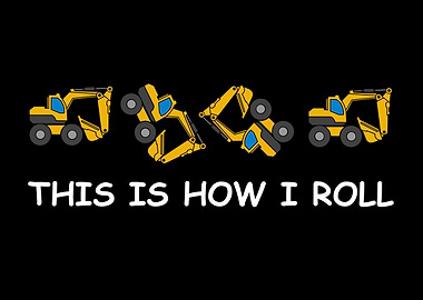 Trucks Excavator Gift Kids