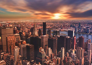 Sunset on NewYork
