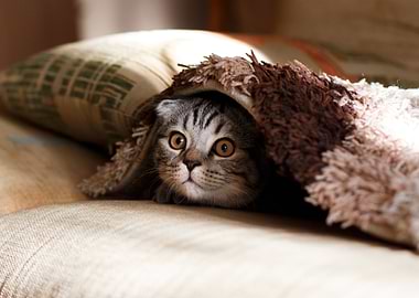 Hiding Cat