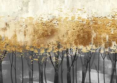 Golden Leaves Artwork