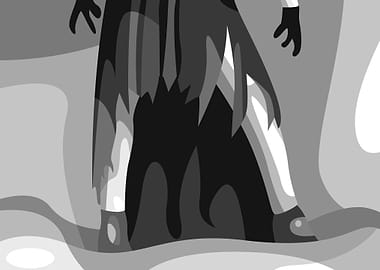 Gray Zombie Halloween 2