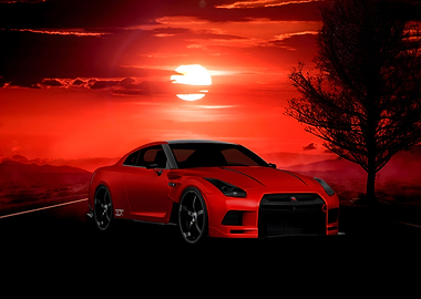Tokyo drift Nissan GTR
