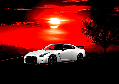 nissan gtr he is here