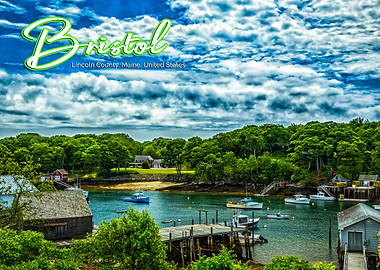 Port in Bristol Maine