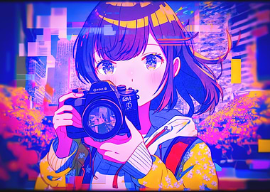 Anime Photographer Girl