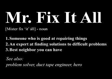 Mr Fix It All