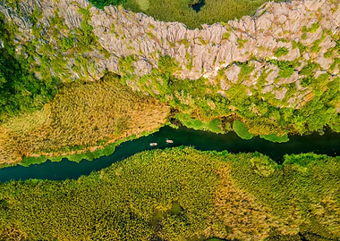 Aerial view of Lagoon