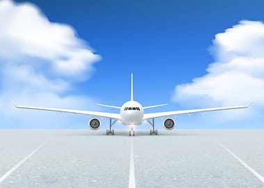 Airplane Runway Travel