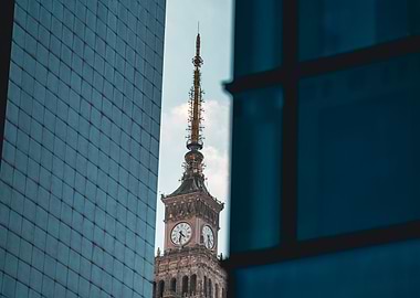 Palace of culture clock