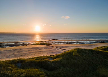 Ameland beach Sunset