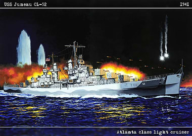 Juneau CL52 Light Cruiser