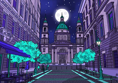 The Basilica at Night