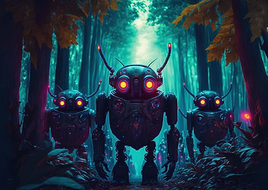 Robots in Forest
