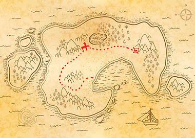 Ancient Treasure map