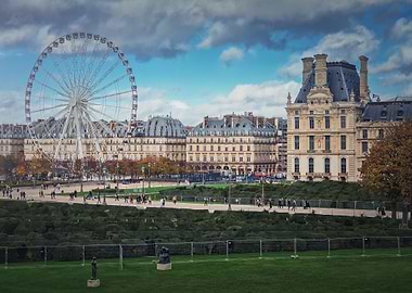 Paris ferris wheel