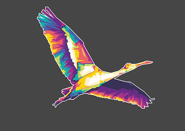 Flying Bird Couple 1