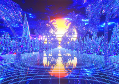 Futuristic Neon City