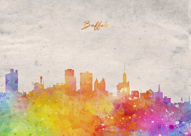 Buffalo City Skyline