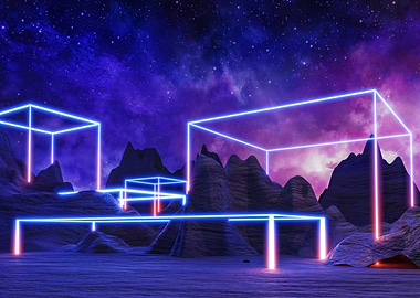 Futuristic Neon City