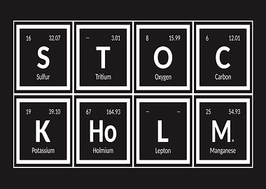 Stockholm Periodic Table