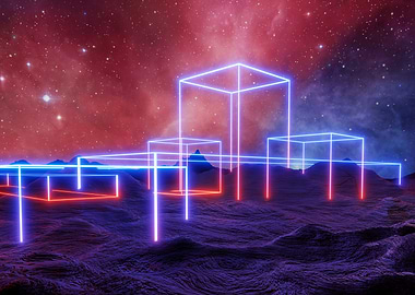 Futuristic Neon City