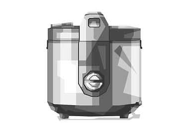 Grayscale Rice Cooker