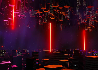 Futuristic Neon City