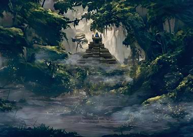 Ancient Stylized Pyramid