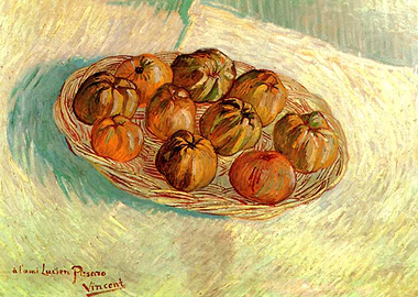 basket of apples 1887