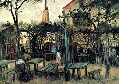 terrace of a cafe 1886