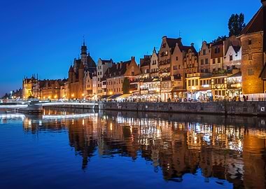 City of Gdansk by Night