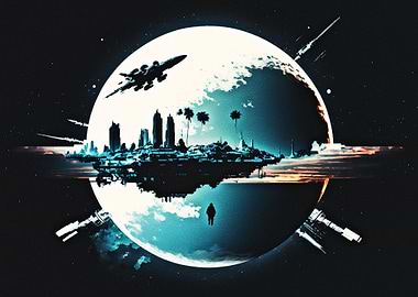 Art of space station