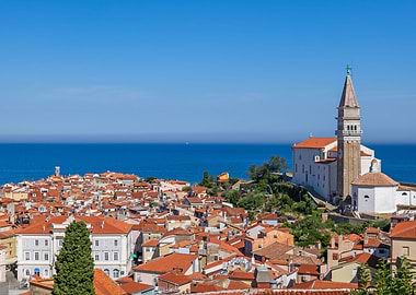 Town of Piran in Slovenia