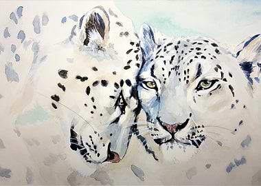 paint leopard love