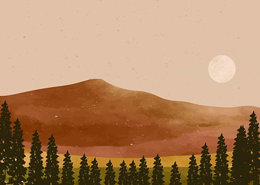 Natural abstract mountain