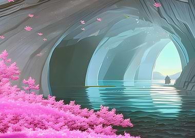 Cherry blossom cave