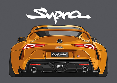 Toyota Supra GR yellow