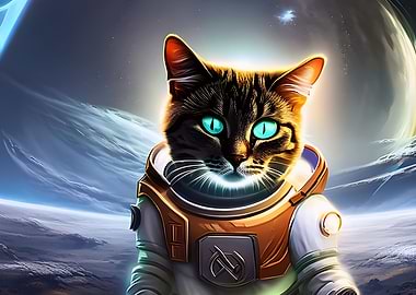 Astronaut cat